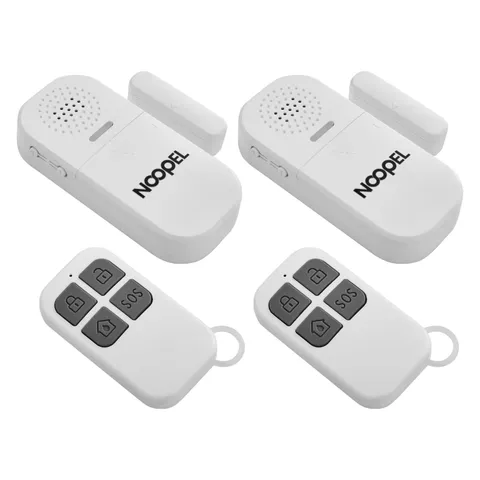 Door Alarms for Kids Safety, 2 Pack 130dB Window Sensor Pool Alarms When Open...