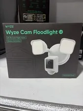 Wyze - Wired Outdoor Wi-Fi, 2800 Lumen Floodlight Home 2k Security Camera v2 ...
