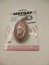 Mayday Mini Loud Alarm Self Defense Personal Emergency LED Keyring SEALED NEW