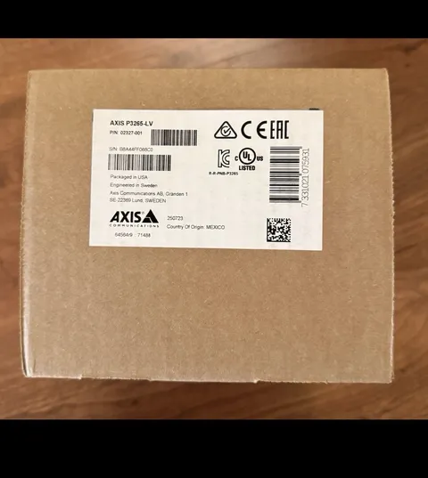 AXIS P3265-LV     P/N: 02327-001     Brand New In MANUFACTURER