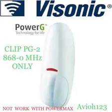 Clip PG2 PowerG PIR Curtain Motion Detector (868.0MHz)