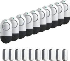 Window Alarm Sensors, Door Alarms for Home Security Loud, 120DB Pool Window a...