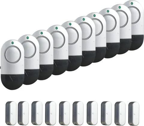 Window Alarm Sensors, Door Alarms for Home Security Loud, 120DB Pool Window a...
