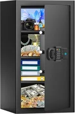 7.0 Cuft Large Fireproof Safe for Home, Digital Anti-Theft Safe Box with Combina