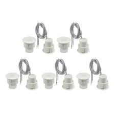 Recessed Door Contacts NC Security Alarm Window Sensors With Magnetic Reed Switc