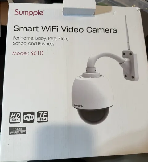 Sumpple S610 Outdoor Smart WiFi IP Security Camera PTZ 4X Optical Zoom 960P