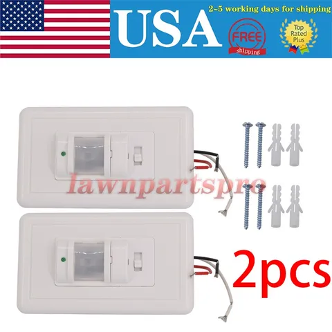 Auto On/Off Sensor Switch Motion Infrared PIR Occupancy Vacancy For Wall Lamp