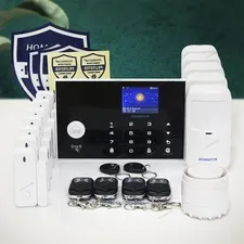 HOMSECUR Wireless&Wired 4G/3G/GSM WIFI Home House Alarm System+IOS/Android APP