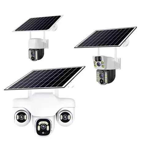 Solar CCTV Cam – 1/2/3 Lens, 1/2/3 Screen, WiFi/4G