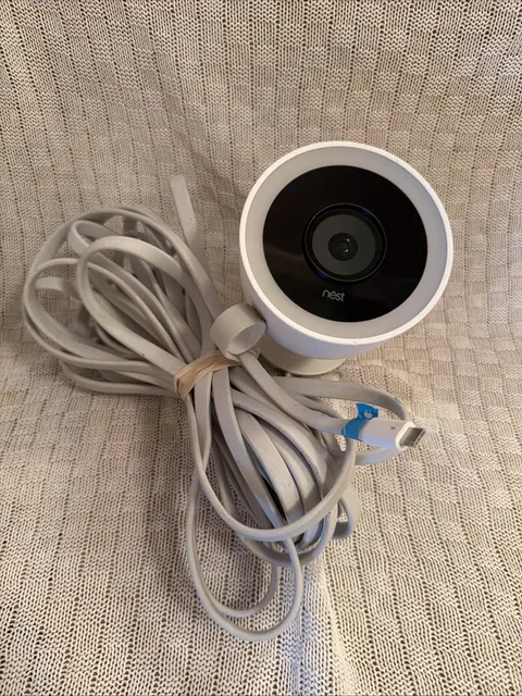 Google Nest Labs Cam IQ Outdoor Security Camera A0055 and Cable PARTS ONLY AS IS