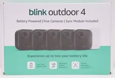 BLINK Outdoor 4th Gen 5-Camera Security System With Sync Module Core Brand New