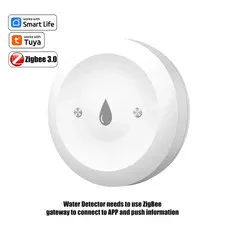 Zigbee 3.0 Water Sensor Smart Leak Detector Flood Water Leakage Detector Alarm W