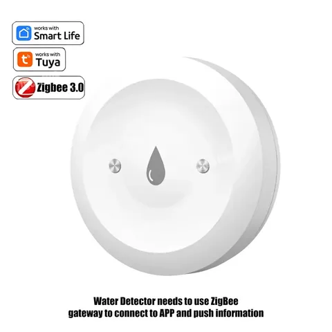 Zigbee 3.0 Water Sensor Smart Leak Detector Flood Water Leakage Detector Alarm W