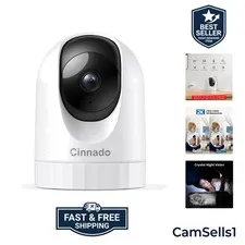 2K Security Camera Indoor for Pet/Dog/Baby with Phone App, D1 1Pack | 360° 2....