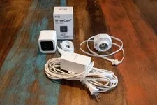 Wyze Cam v3 Smart Security Camera + Lamp Socket + Outdoor Power Adapter
