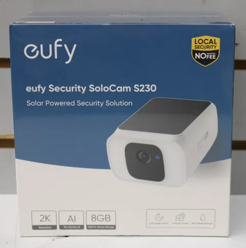 eufy SoloCam S230 2K Solar Wireless Wi-Fi Outdoor Spotlight Cam 8GB Alexa