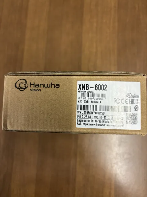 Hanwha Techwin XNB-6002 Wisenet 2MP Camera Main Module IP Security Camera