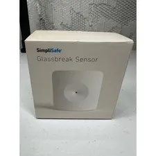 SimpliSafe Glassbreak Sensor - Sound Detection Technology - Latest Gen White