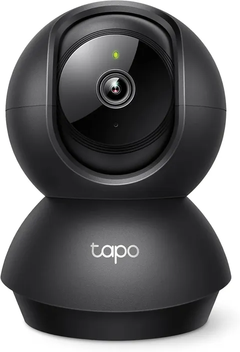 1080p Pan Tilt Security Camera Night Vision Motion Detection 2 Way Audio Black