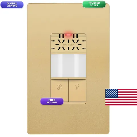 LIDER Humidity Sensor & Motion Sensor Light Switch, PIR Sensor