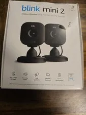 Blink Mini 2 Security Camera 1080p Wired Indoor Outdoor Night Vision Audio  
