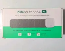Blink Outdoor 4 XR Newest Model, Two-year Battery Wireless Camera, 6 Cameras