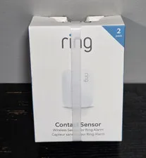 Ring Alarm Contact Sensor 2-Pack White Wireless Z-Wave Indoor Ring Alarm Gen 2