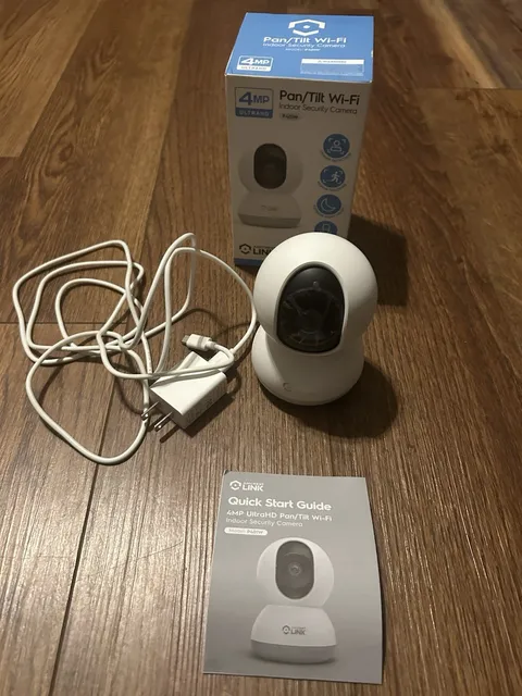 Amcrest Link 4MP Ultra HD Pan/Tilt Indoor Security Camera With Night Vision