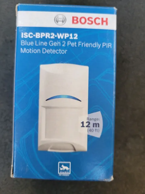 Bosch ISC-BPR2-WP12 Blue Line Gen2 Pet-Friendly PIR Motion Detector 40ftx40ft