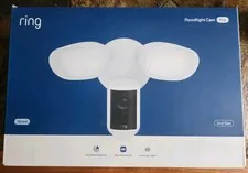 Ring Floodlight Cam Pro Wired 2nd Gen Retinal 4K White NEW