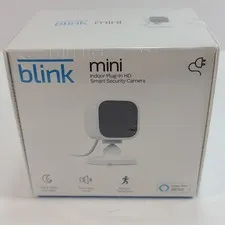 Blink Mini Indoor Plug-In Live HD Smart Security Camera (New in Box)