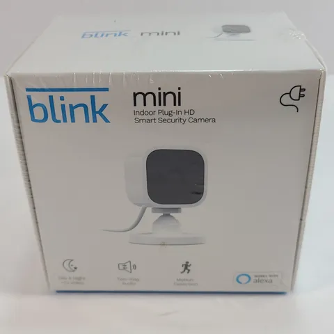 Blink Mini Indoor Plug-In Live HD Smart Security Camera (New in Box)