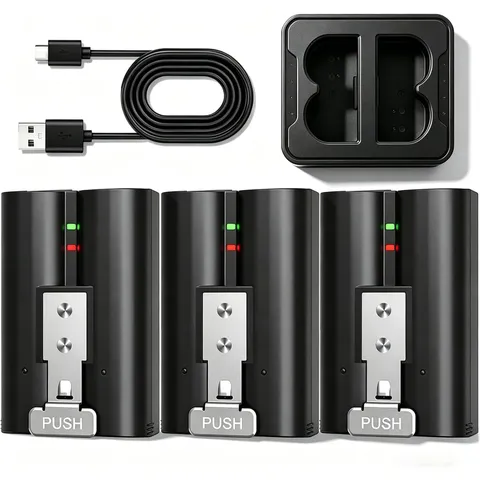 3-Pack Ring Battery 6040mAh for Ring-Video Doorbell 2/3/4/3 Plus, Rechargeabl...