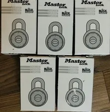 Pack of 5 NEW MASTER LOCK  NEW