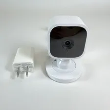 Blink Mini Compact Indoor Plug-in Smart Security Camera 1080 HD Motion Detection