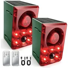 Outdoor Motion Detector Alarm with Strobe Light - 130db Loud