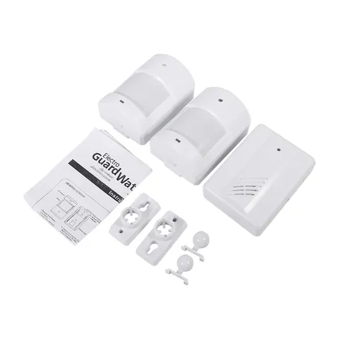 Wireless Driveway Motion Detector Alarm For Home Security White