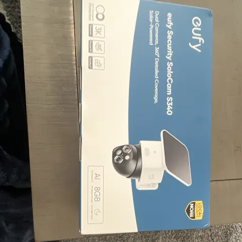 eufy Security SoloCam S340 3K Solar Wi-Fi Outdoor Spotlight Cam Alexa/Google