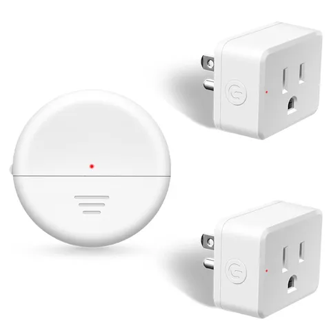 Nineleaf Motion Outlet 1Sensor+2Plugs 262ft 15A/1500W for Lights/Fan/Garage