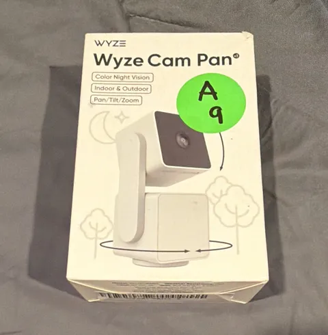 Wyze Cam Pan 1080p Wi-Fi Indoor/Outdoor IP Camera Color Night Vision 2-Way