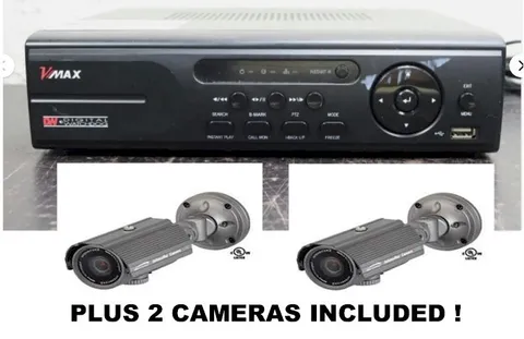Digital Watchdog DW-VMAX4 4-Channel Digital Video Recorder 500GB +2 CAMERAS
