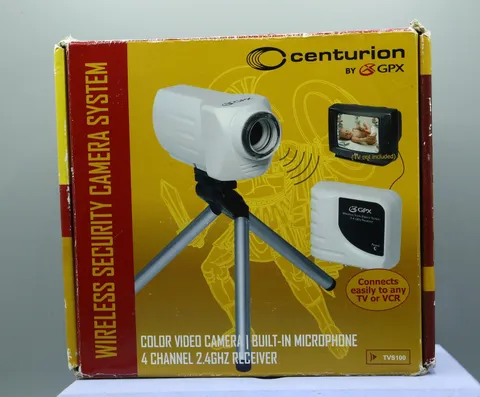 Centurion by GPX Surveillance Wireless Security Camera System TVS100 2.4GHZ