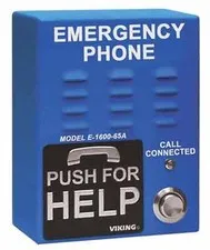 Viking Electronics Emergency Phone with 5 Number Dialer E-1600-65A UPC 615687...