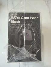 Wyze Cam Pan V3 - 1080p - Indoor/Outdoor Wired - Bundle Of 2 NEW Black Cameras