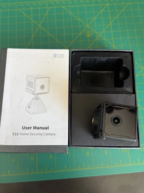 C11 IP/Network Wireless Wi‑Fi Indoor Surveillance Camera, Color Mode, Black