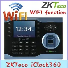ZKTeco iClock360 TCP/IP Biometric Fingerprint Attendance System Time Clock  WIFI