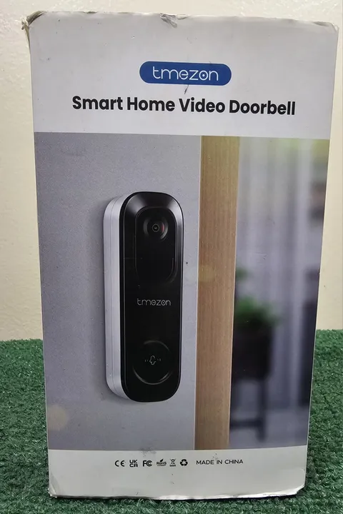 TMEZON Smart Home Video Doorbell Camera 2K Resolution Wireless Connectivity