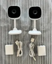 2 PACK Merkury Smart 1080P Smart Indoor Security Camera 2.4 GHz Wi-Fi - UNLOCKED
