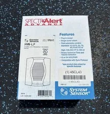 NEW System Sensor HW-LF Low Frequency Sounder White 2 Wire FAST FREE SHIPPING!