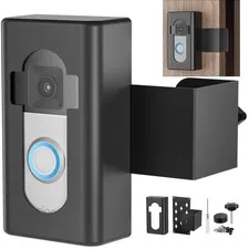 Anti-Theft Video Doorbell Mount,Mount No Drill Bracket Holder Accessories for...